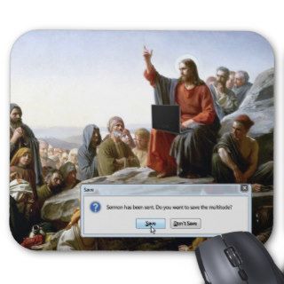 Cyber Sermon Mouse Pad