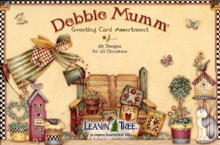 Debbie Mumm Country Greeting Card Assortment by Leanin' Tree   20 cards with full color interiors and 22 designed envelopes  Debbie Mumm Christmas Cards 
