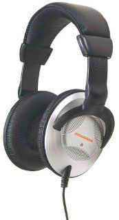 Sylvania SYL 626 Professional Full Size Headphones (Black and Silver) (Discontinued by Manufacturer) Electronics