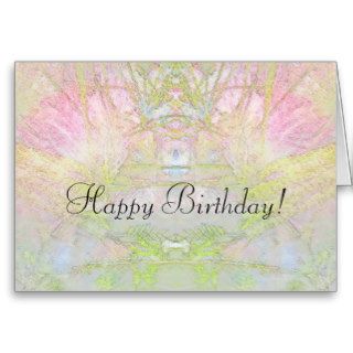 Happy Birthday Silk Tree Meditations Card