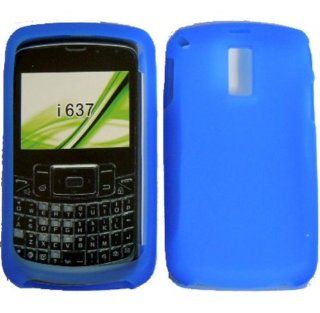 Blue Soft Silicone Gel Skin Cover Case for Samsung Jack SGH i637 Cell Phones & Accessories