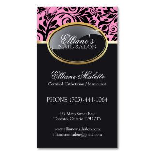 Classy Nail Salon and Aesthetics Business Cards