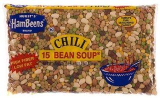 Hurst Chili 15 Bean Soup   12 Pack  Green Beans Produce  Grocery & Gourmet Food