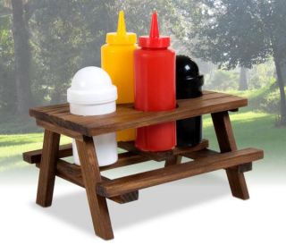 Picnic Table Condiment Set      Gifts
