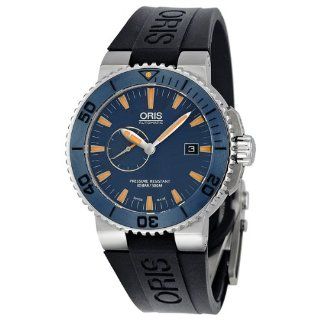 Oris Maldives Limited Edition Blue Dial Automatic Rubber Mens Watch 01 643 7654 7185 Set RS Oris Watches