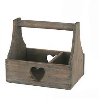 wooden heart carrier by drift living