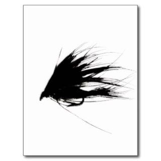 Spey Fly Silhouette Post Cards