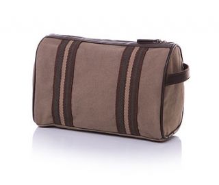 canvas washbag by shruti designs