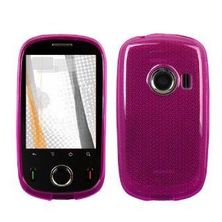 Soft Skin Case Fits Hua wei M835 U8150 Transprent Purple TriHex TPU MetroPCS Cell Phones & Accessories