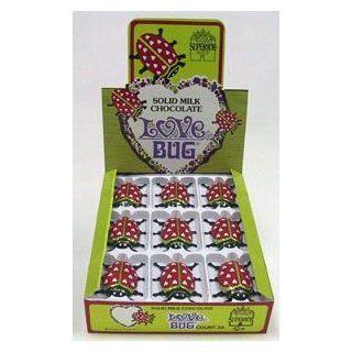 3pk Love Bugs Foiled Milk Chocolate  Candy And Chocolate Covered Nut Snacks  Grocery & Gourmet Food