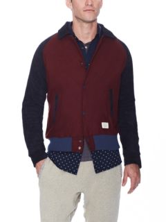 Wool and Suede Varsity Jacket by LIFETIME COLLECTIVE