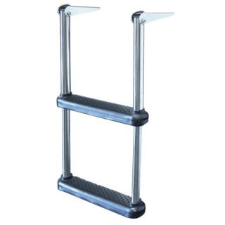Telescoping Drop Ladder With Plastic Steps 2 Step 28252