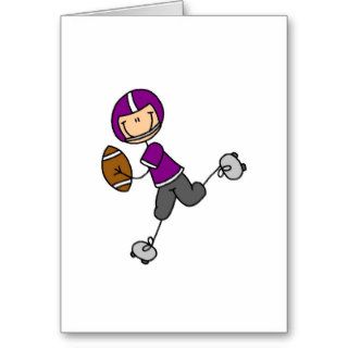 Purple Football Player Card
