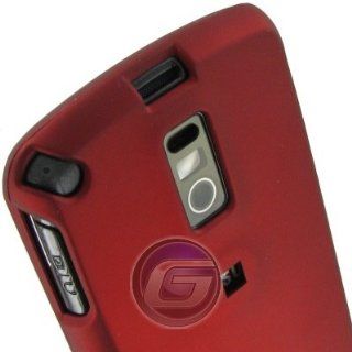 Samsung Jack i637 Snap On Rubber Cover Case (Red) Cell Phones & Accessories