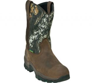 John Deere Boots 11 Waterproof Non Metallic Composite Toe 4638   Gaucho Full Grain Leather/Mossy Oak®