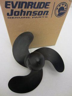 Evinrude/Johnson/OMC OEM Propeller 7 1/2x6 Plastic 3 Blade Prop 2.5, 3, 4hp 318487, 0318487  Boat Propellers  Sports & Outdoors