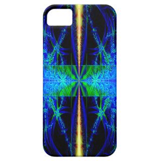 Blue Fractal Art i Phone 5 Case iPhone 5 Cases