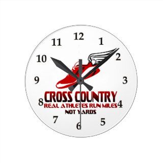 Cross Country Running Wall Clock