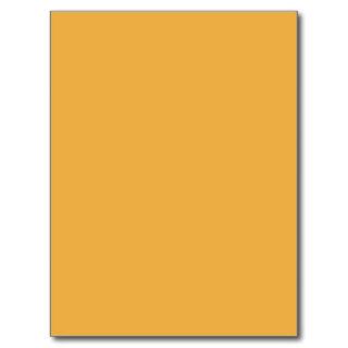 Mustard Yellow Color Trend Blank Template Post Card