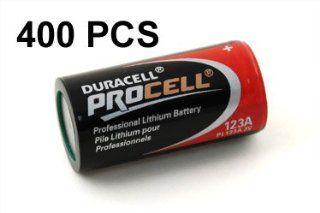 Combo 400 PCS Duracell PROCELL PL123A (CR123A) 3V Lithium Batteries Health & Personal Care
