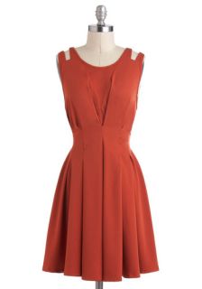 Awe in Auburn Dress  Mod Retro Vintage Dresses