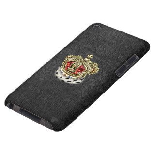 [600] Prince [King] Royal Crown [Fur+Gold][Red] Barely There iPod Covers