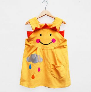 sunshine smiley face girls dress by wild things funky little dresses