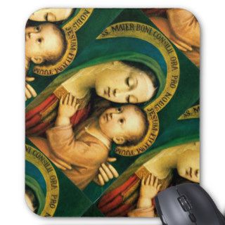 our lady of good counsel please pray for us  mousepad