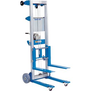 Genie GL4 Material Lift (Standard) — 500-Lb. Capacity, Up To 67.5in. Lift, Model# GL4 STD  Hand Winch Load Lifts