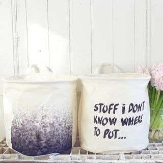 set of two storage bags by lilac coast