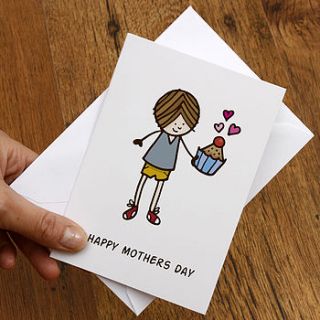 'muffin love' mothers day card by a is for alphabet