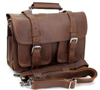 Vagabond Traveler 16" CEO Leather Briefcase/Backpack Tote L33.Reddish BRN Computers & Accessories