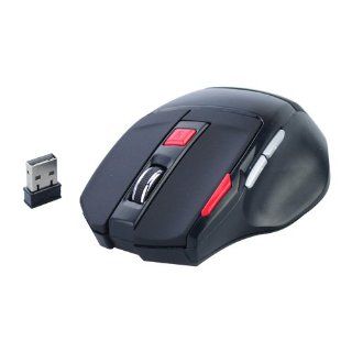 2.4GHz 10m Distance Wireless Gaming Mouse with Mini USB Receiver Black Computers & Accessories