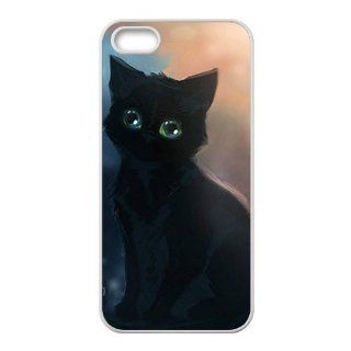 ICASE MAX Lovely Black Cat Design for Best Iphone Case TPU Iphone 5 Case (AT&T/Verizon/Sprint) Cell Phones & Accessories