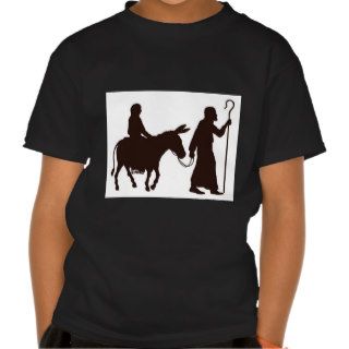 Mary and Joseph silhouettes Tshirts
