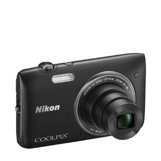 Nikon Coolpix S3500 Compact Digital Camera   Black (20MP, 7x Optical Zoom, 2.7 Inch LCD)   Grade A Refurb      Electronics