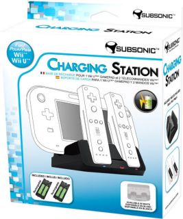 Nintendo Wii U Charging Station   Black      Wii U accessories