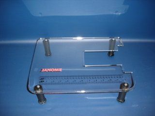 Dreamworld Clear Acrylic Sewing Machine Table for Janome Jem Gold 660661 Jem Gold II, 660 Jem, 662 Jem Silver, 665 Jem Gold III, 660G Jem Gold Plus (11 1/2" x 15")