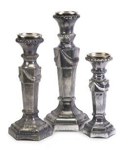 Shop IMAX Forney Glass Candleholders, Set of 3 at the  Home Dcor Store