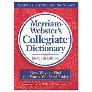 Merriam Webster 9   Collegiate Dictionary, 11th Edition, Hardcover, 1,664 Pages Electronics