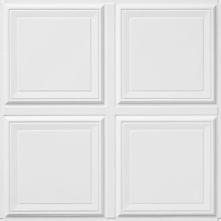 Armstrong 6 Pack Raised Panel Homestyle Ceiling Tile Panel (Common 24 in x 24 in; Actual 23.735 in x 23.735 in)