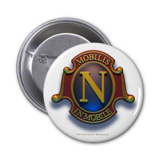 Nautilus N Shield by David McCamant Pinback Button