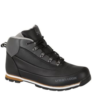 Urban Logik Mens Darwin Boots   Black/Charcoal      Mens Footwear