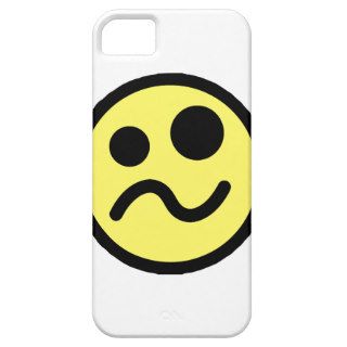 Yelllow Confused Smiley Face iPhone 5 Covers