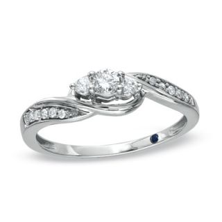 Cherished Promise Collection™ 1/5 CT. T.W. Diamond Promise Ring in