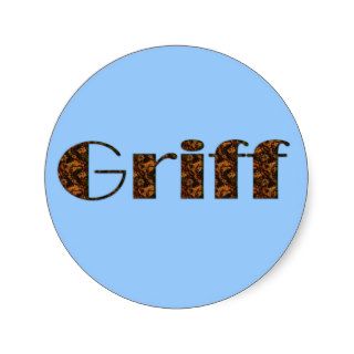 GRIFF Name Branded Personalised Gift Stickers