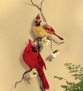 Shop Handcrafted Enamel Glass and Copper Cardinal Wall Sculpture at the  Home Dcor Store. Find the latest styles with the lowest prices from Wind & Weather