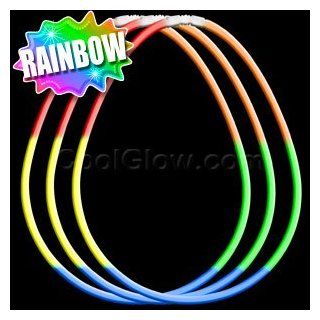 22 Inch Glow Necklaces   Rainbow Toys & Games