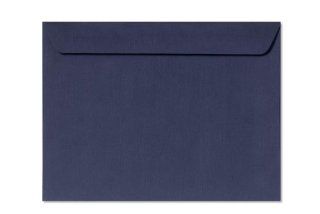 9 1/2 x 12 5/8 Booklet Envelopes   Deep Blue Linen (500 Qty.) 