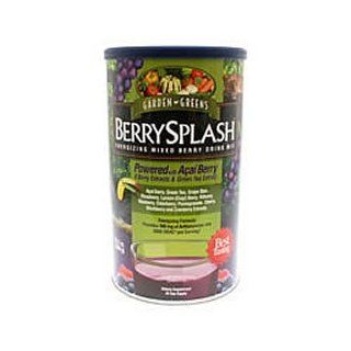Garden Greens, Acai Splash, Energizing Mixed Berry Drink Mix, 23.5 oz (669 g) (FOUR PACK) Health & Personal Care